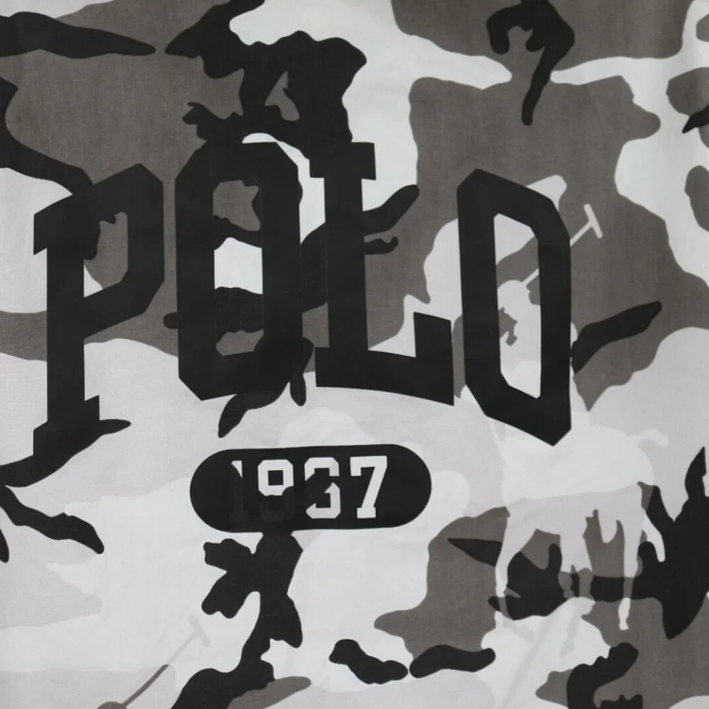 Polo Ralph Lauren Water-Repellent Camo Pullover Windbreaker Jacket